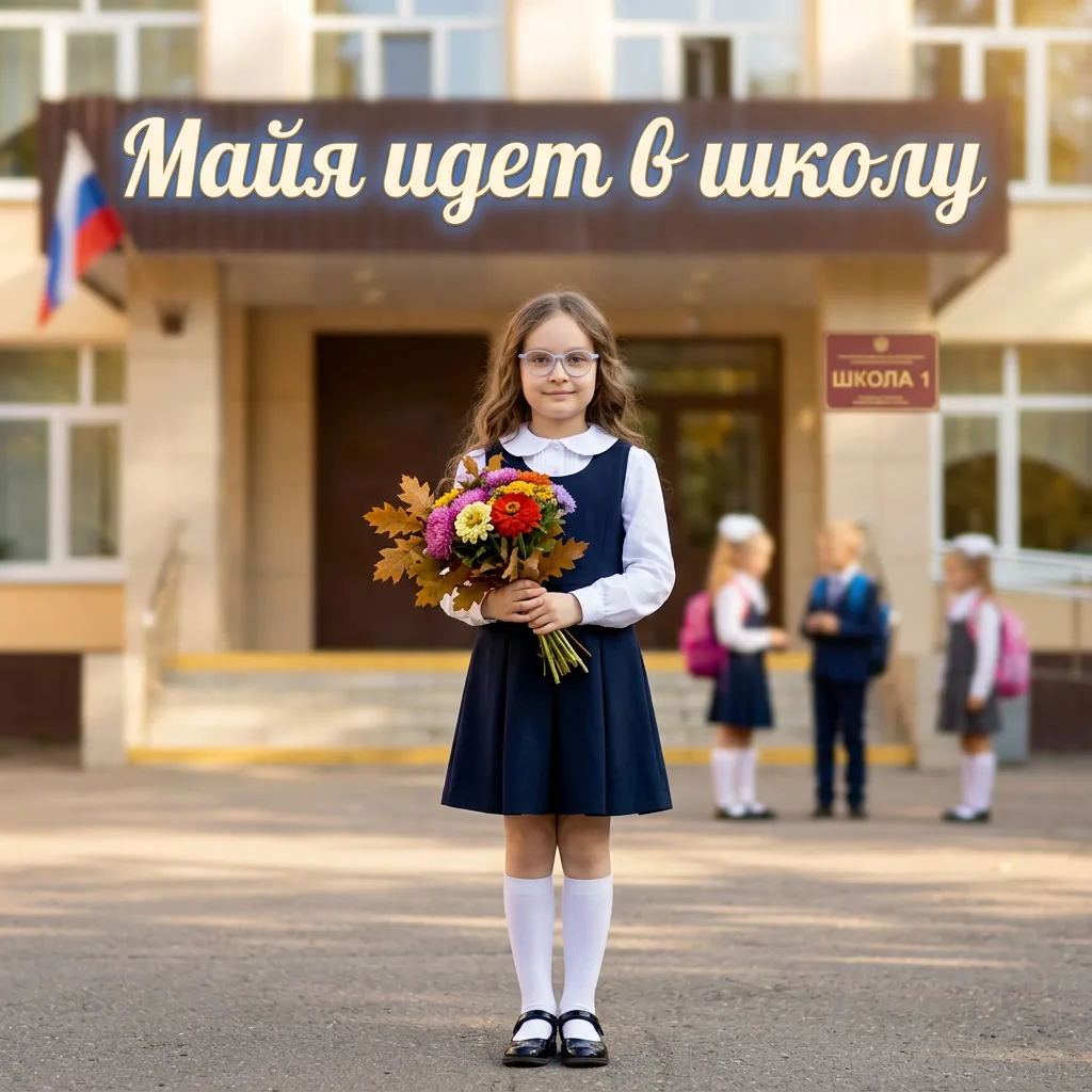 Иллюстрация 1 из книги «Я иду в школу»